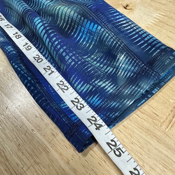 Lululemon Invigorate High-Rise Tight 25" Foil Shapeshifter Blue Multi Sz 20 EUC - Picture 12 of 12